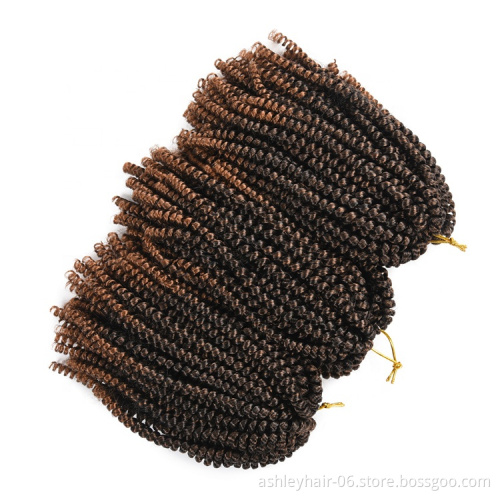 Wig industry with supply source spot wholesale spring twist can wear self-made African  Synthetic fiber hair